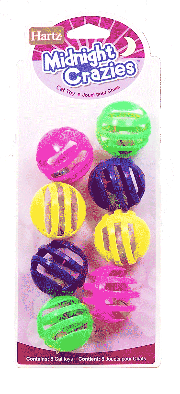 Hartz Midnight Crazies plastic balls with bells inside Full-Size Picture